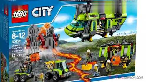 乐高 LEGO 城市系列 火山探险系列 火山重型直升机Lego City