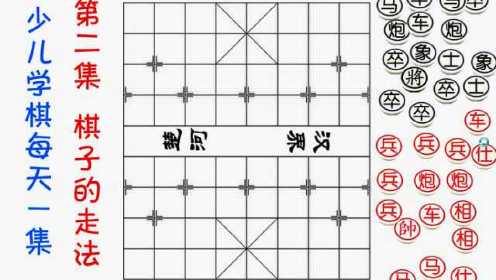 江湖象棋残局象棋入门第2集棋子的走法1！帅仕相的走法