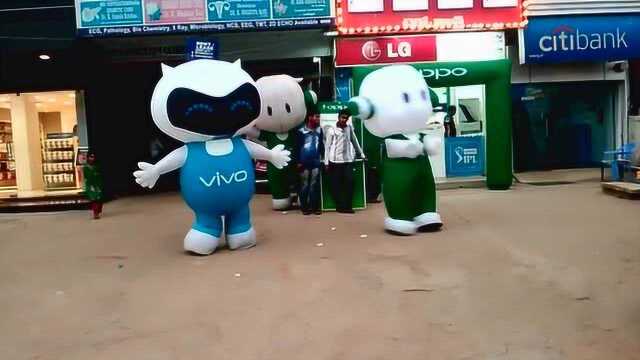 oppo与vivo斗舞打架没输过跳舞也不能输