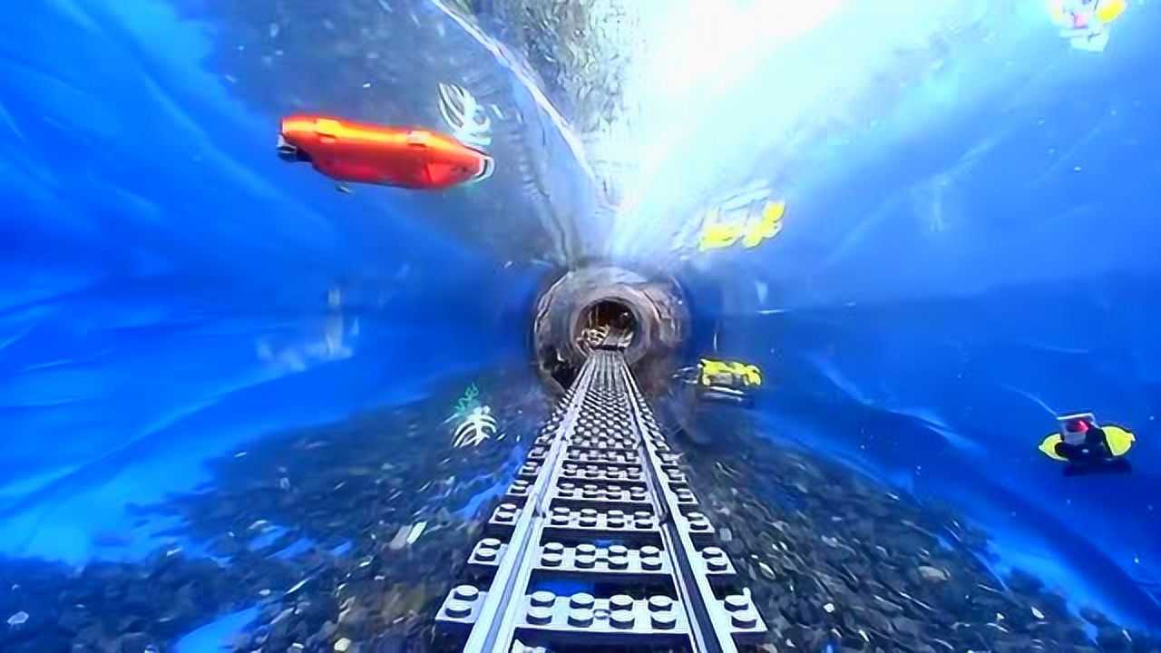 水下乐高火车与鱼_腾讯视频
