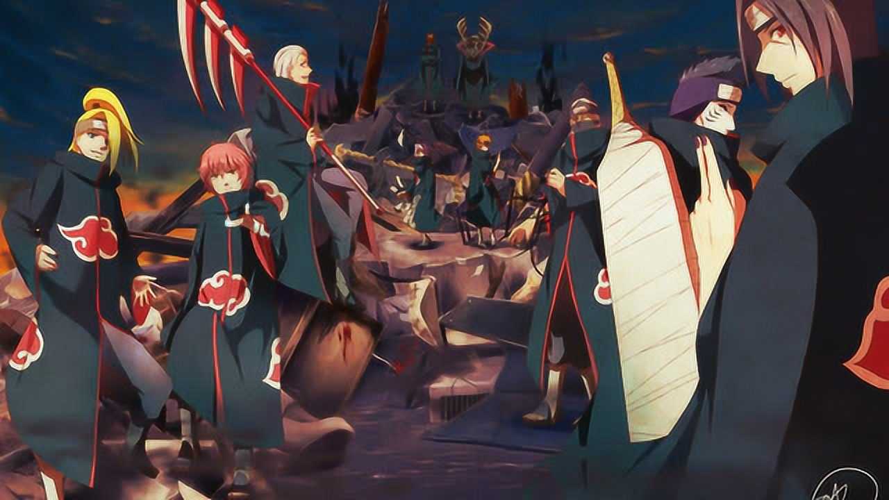 火影忍者晓组织的忍术合集集合起来可以消灭一个大国