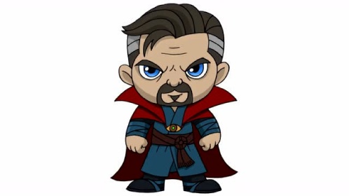 手绘教学之如何画一个超可爱萌萌哒奇异博士