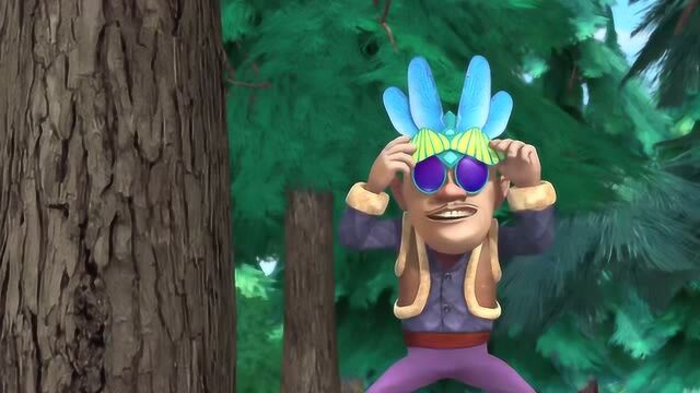 熊大熊二变身为昆虫战士与光头强一决高下太搞笑了