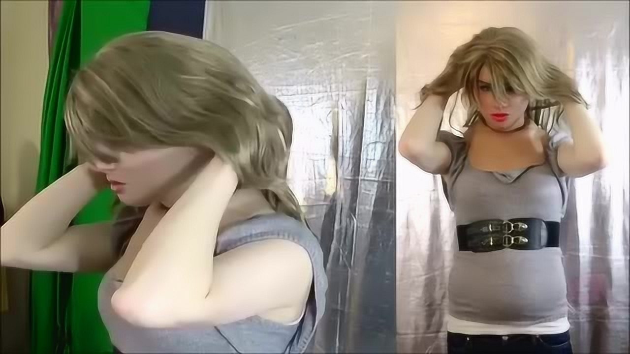 yuri搬运妹子收到的圣诞礼物居然是全包乳胶头套kigurumicosplay