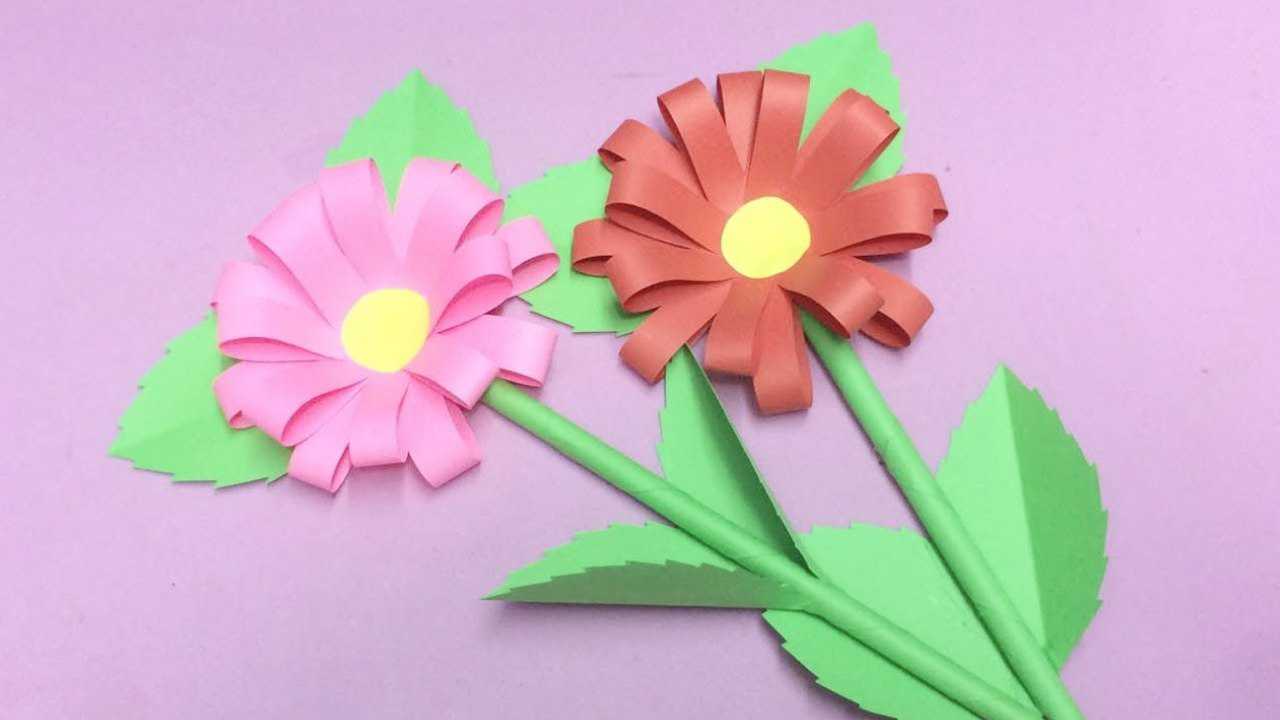 教你制作纸艺向阳花,适合幼儿园小朋友手工折纸