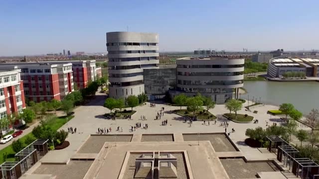 天津大学仁爱学院航拍视频