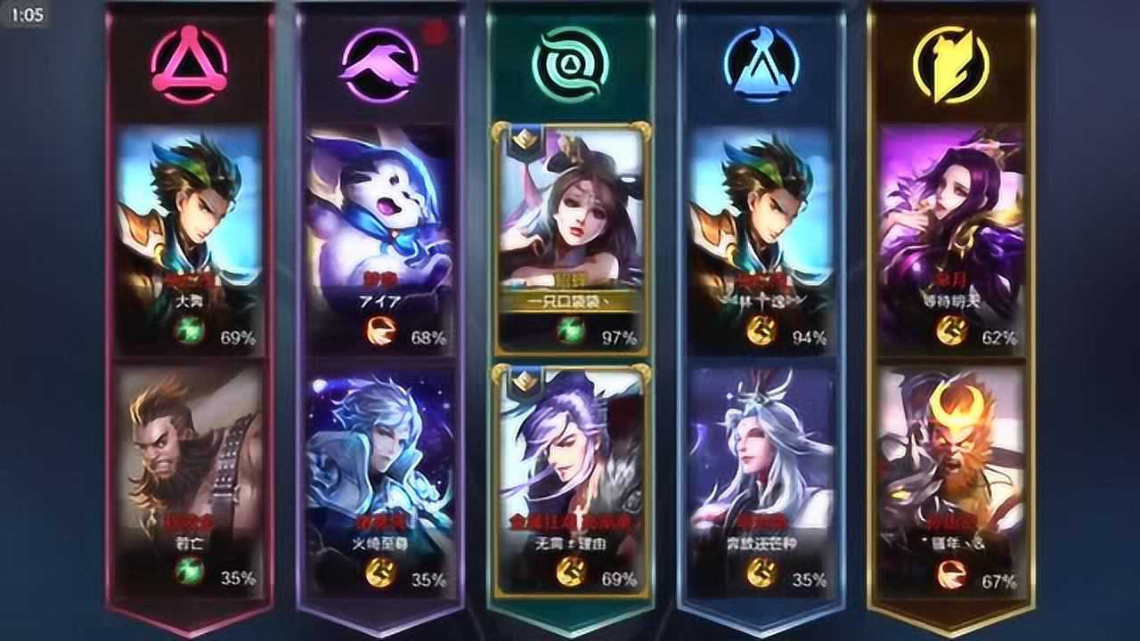 王者荣耀口袋王者荣耀体验服五军对军貂蝉配高渐离