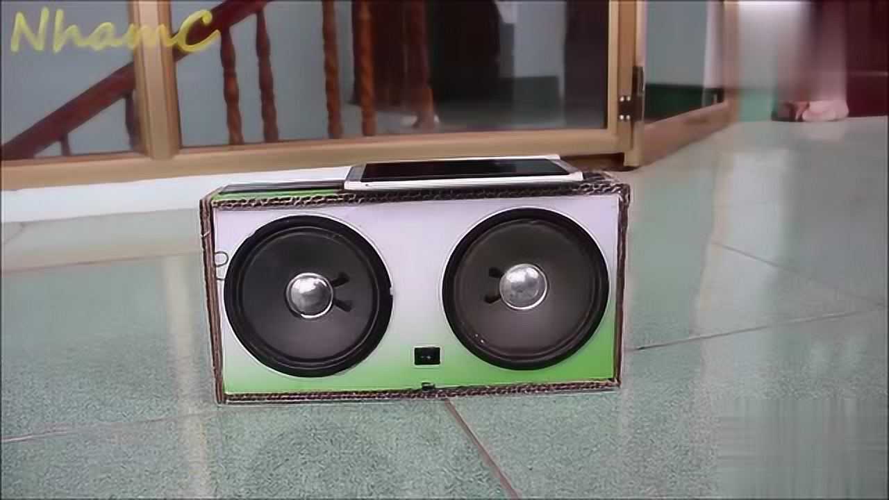 如何用纸板做一个蓝牙音箱