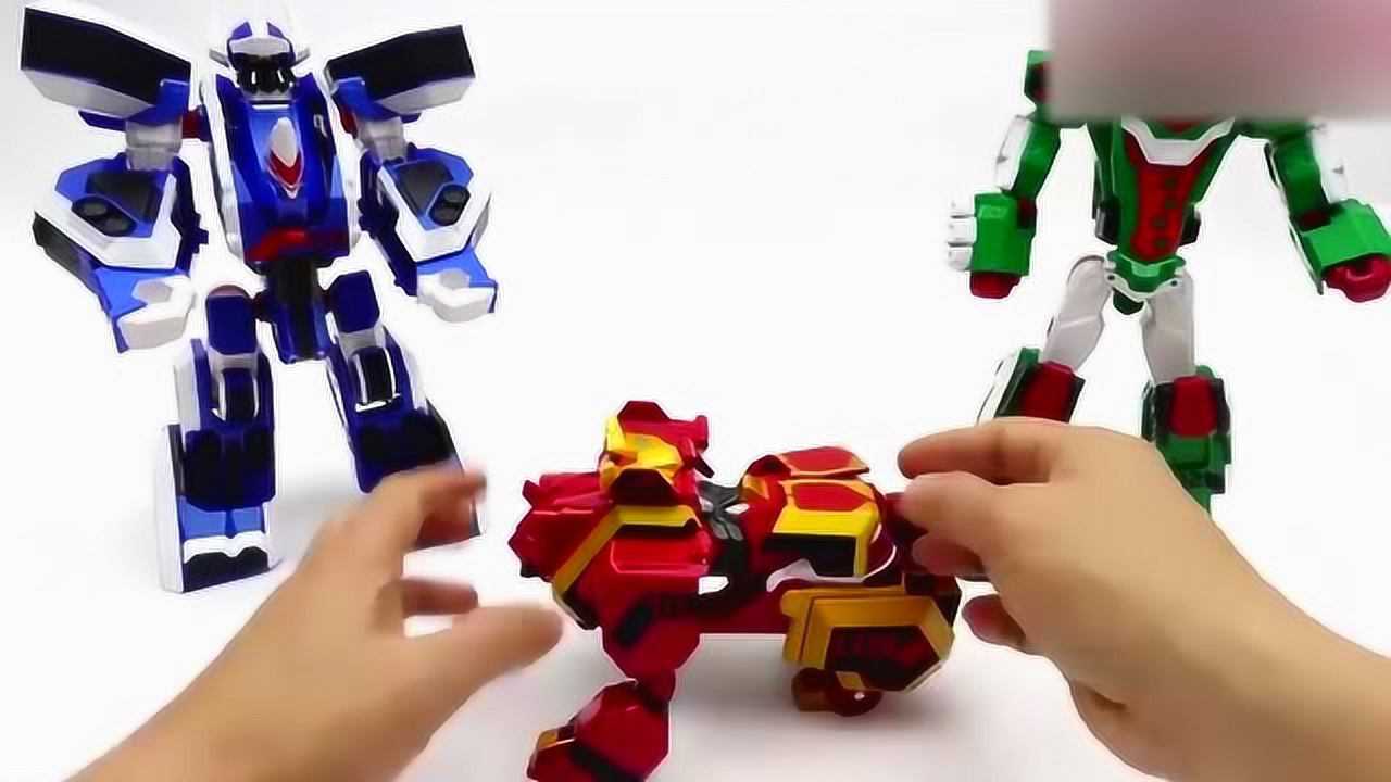 魔方机甲变形教程狮甲战神形态魔方形态一起来玩吧