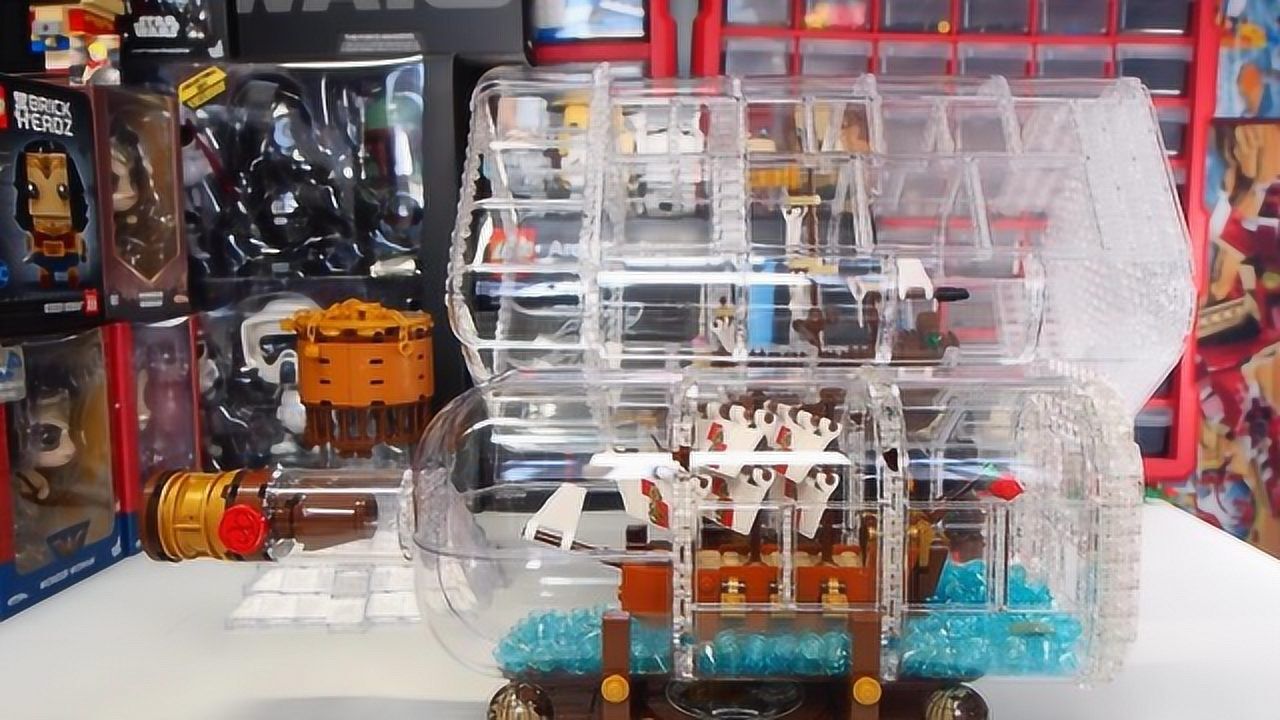 乐拼瓶中船与乐高瓶中船的对比评测