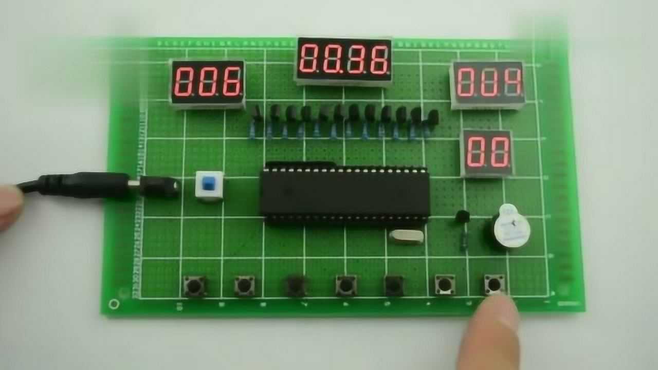 51单片机篮球计分器设计带24秒定时功能电子科技设计小制作腾讯视频