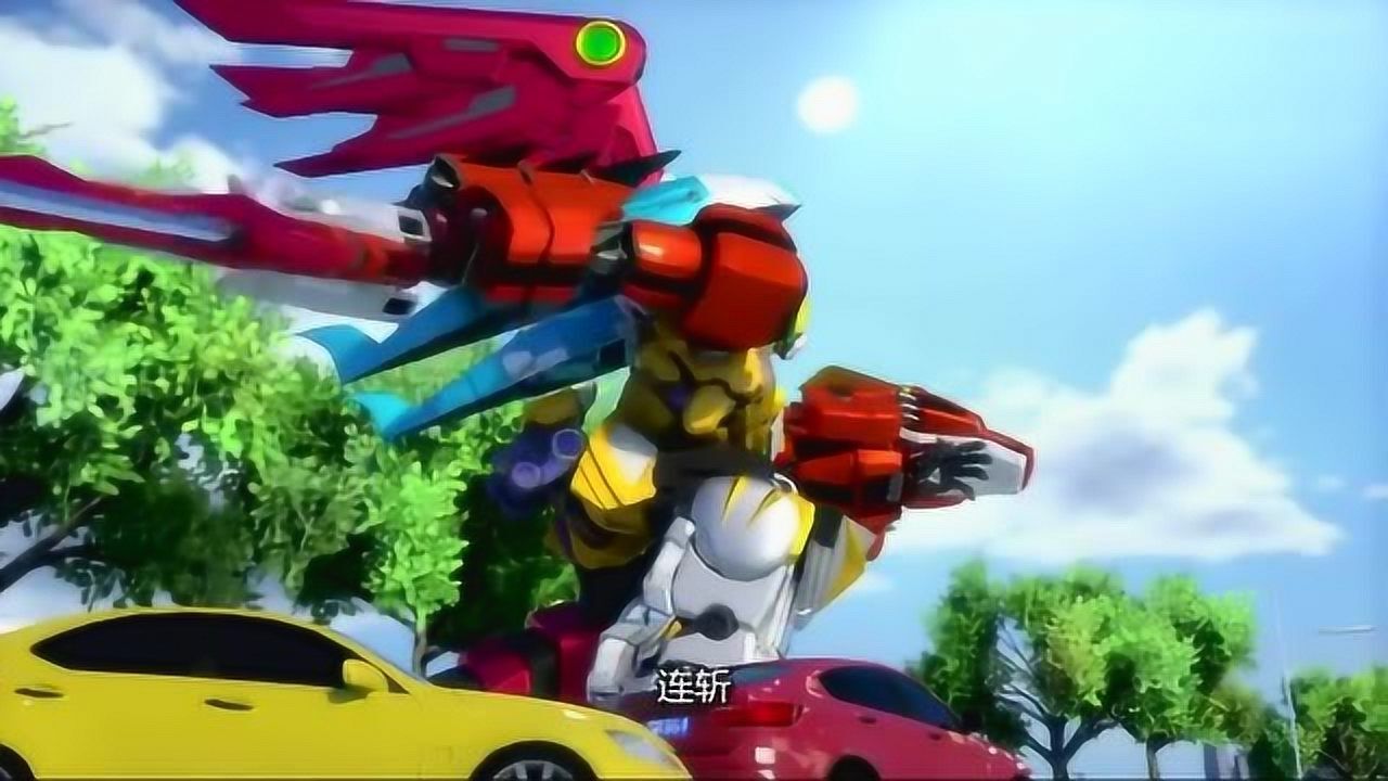 神兽金刚3星甲队员的神兽星甲刀发动了霸气的一击