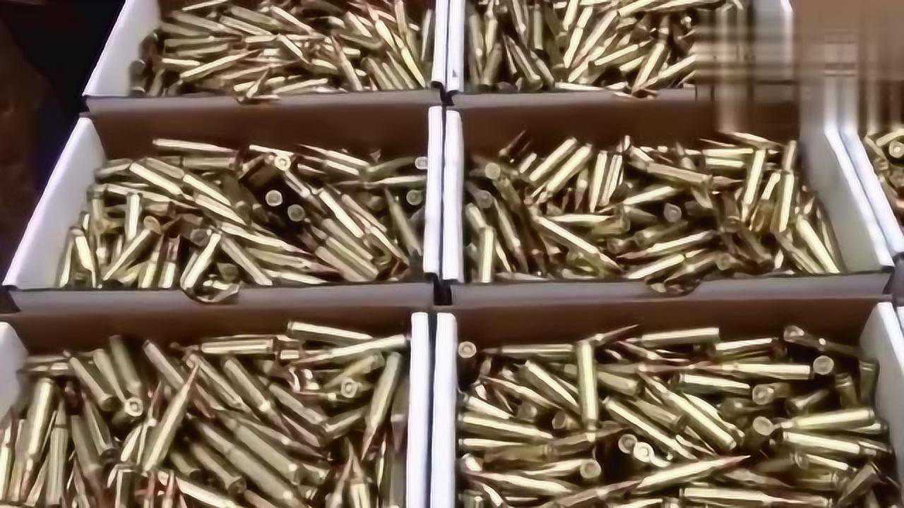 国外私人武器装备弹药库300发556mm北约弹500发9毫米手枪弹