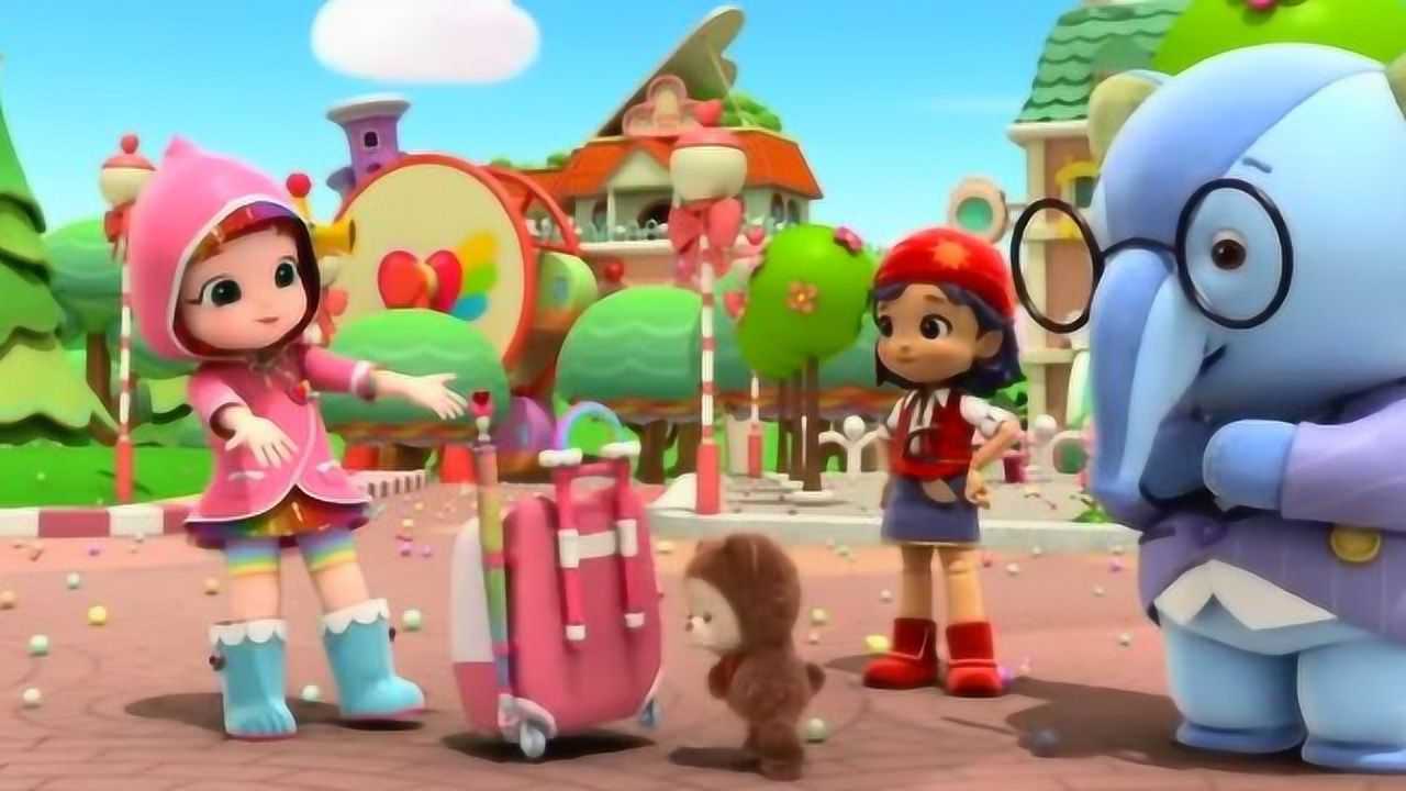 彩虹宝宝益智动画突如其来的石头雨让彩虹小镇遭了殃