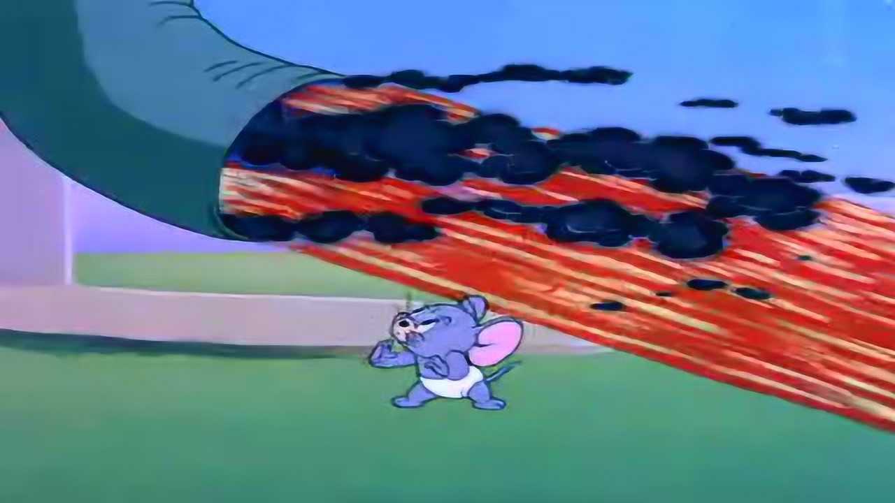 猫和老鼠:爆竹风波 小老鼠用爆竹捉弄汤姆,汤姆被整的够呛