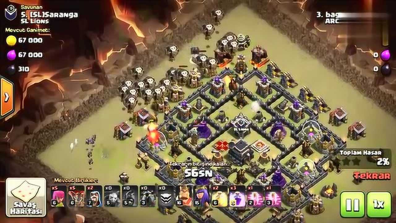 部落冲突:十本部落战配兵狗球流五合一,适用于各种阵型?