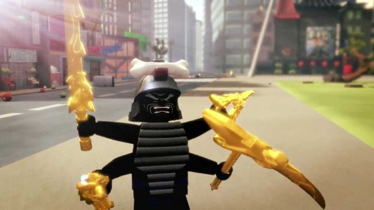 幻影忍者加满都魔王从幻影忍者手中拿到了四把黄金武器