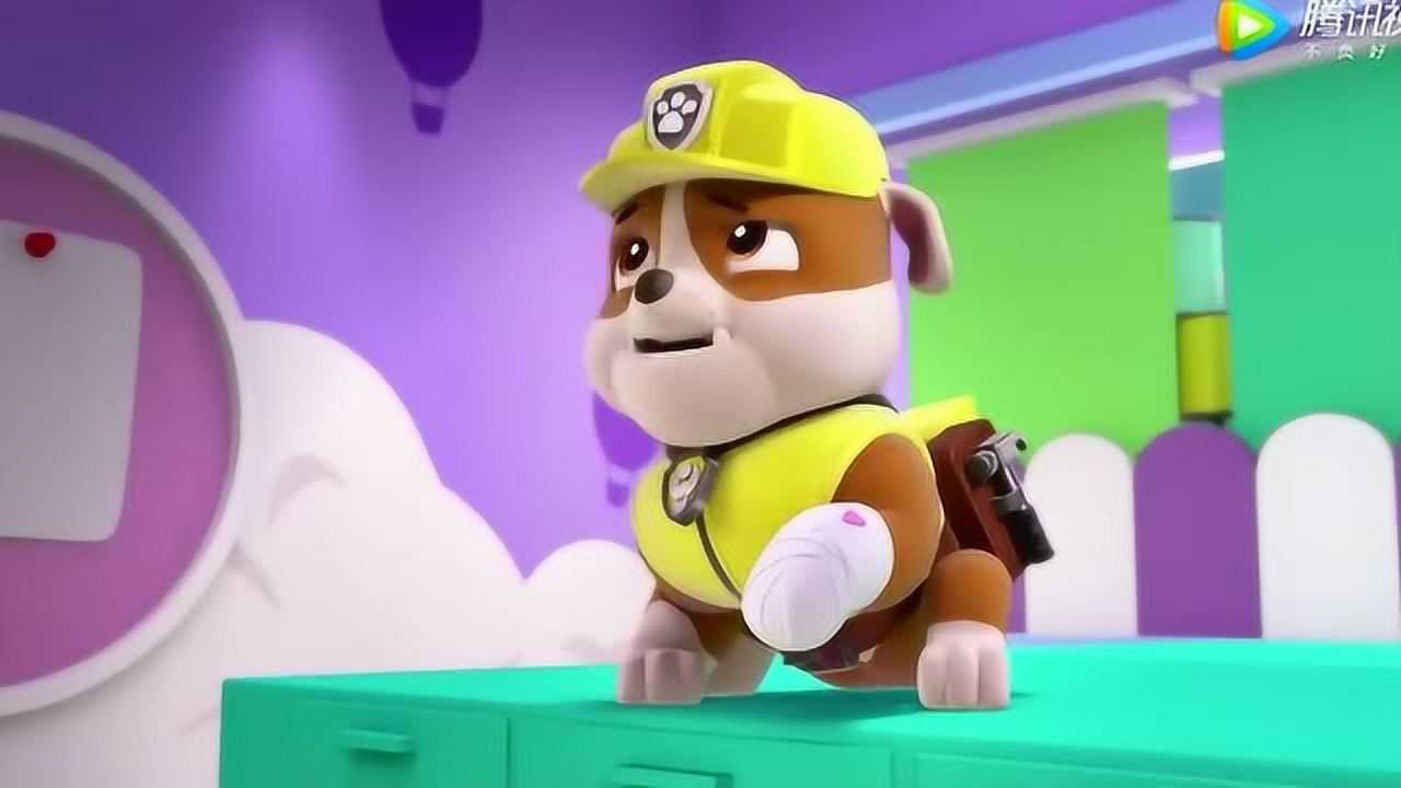 汪汪队立大功 小力的脚受伤了怎么开挖土机呢?