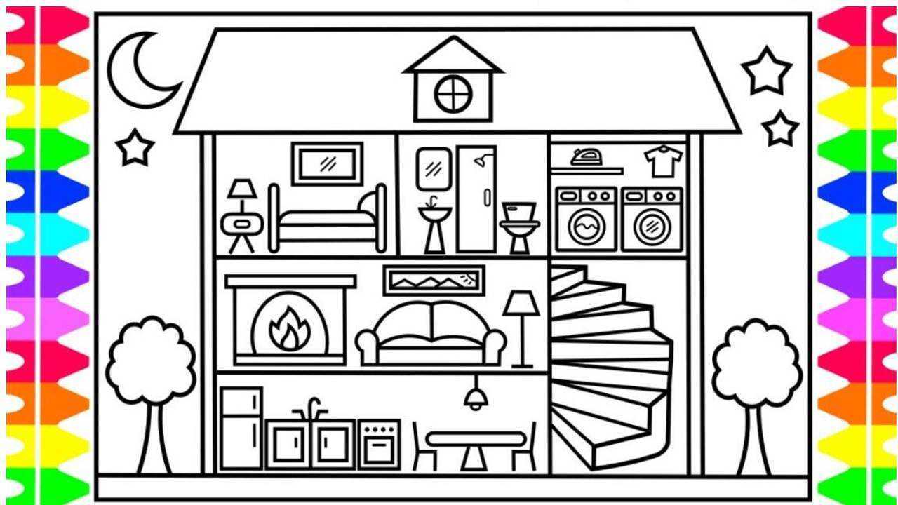 趣味简笔画:画漂亮的房屋_腾讯视频