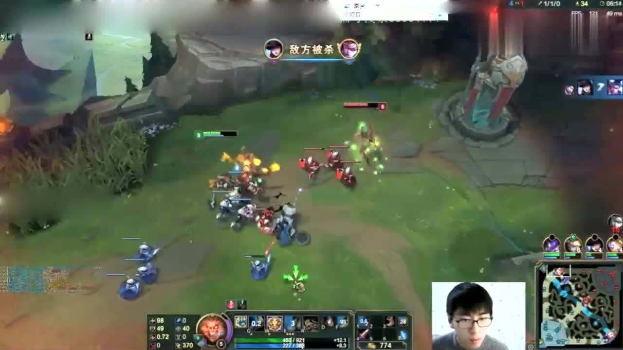 LOL:国服第一孙悟空猴子被瑞文吊捶,气的猴哥直接爆了粗口!_腾讯视频