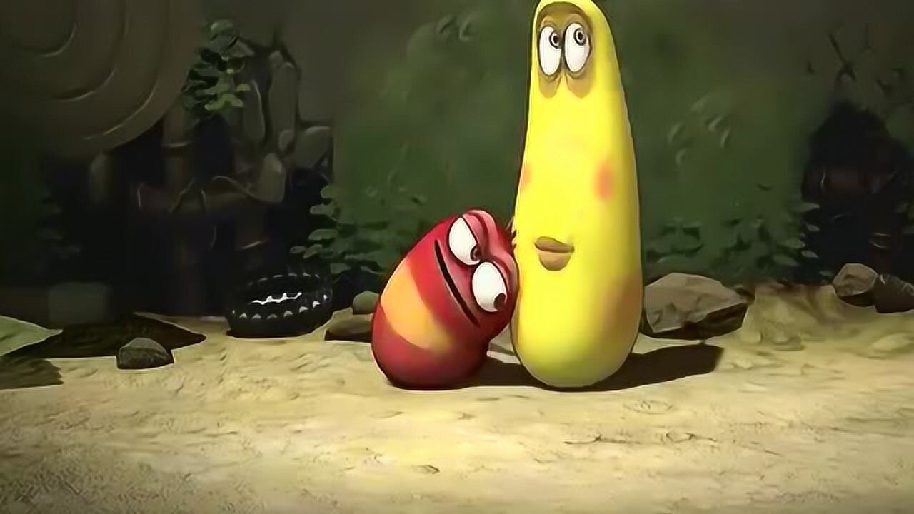 小黄吃磨菇好心疼哦,爆笑虫子:小红饿得嚼螺丝钉