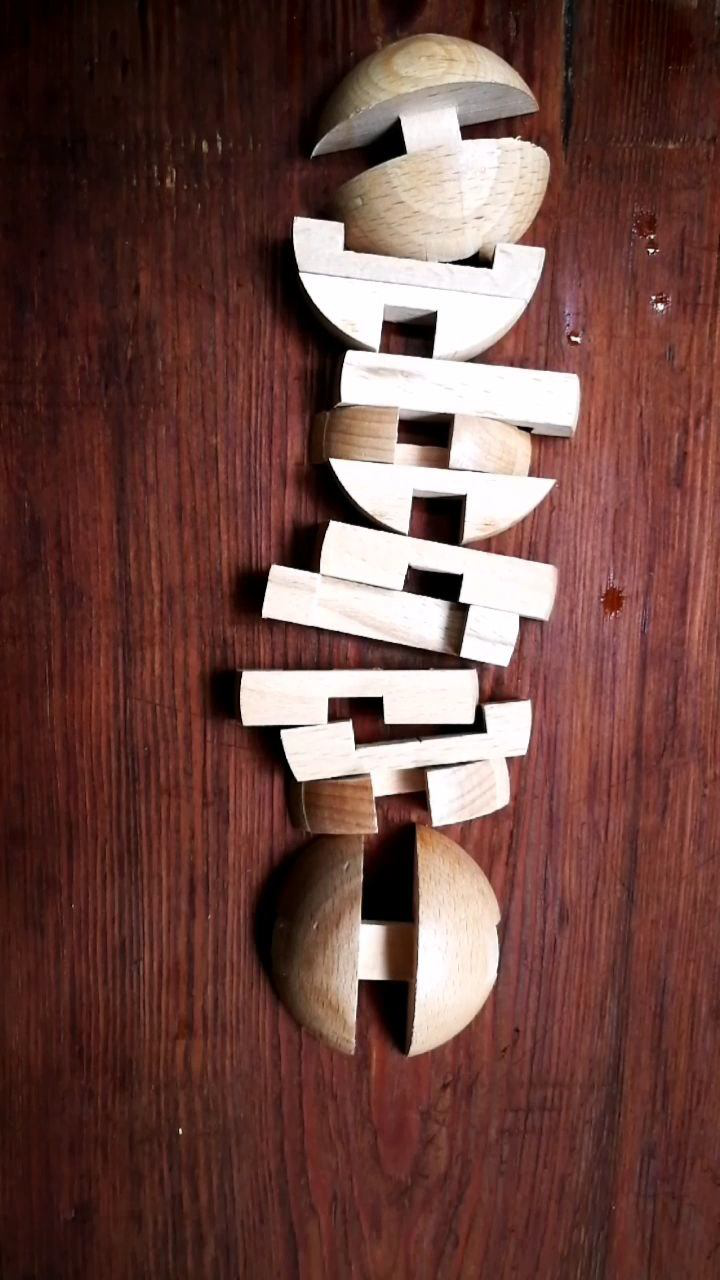 鲁班锁圆球锁你的童年一定玩过