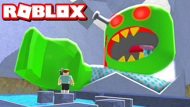 小格解说roblox豪宅逃生大战巨型骷髅怪兽主人开着飞机追我