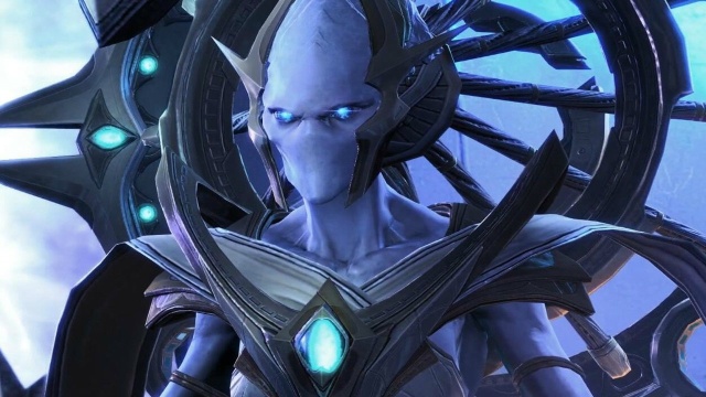 《星际争霸2》虚空之遗战役过场cg之对话沃拉尊与洛哈娜