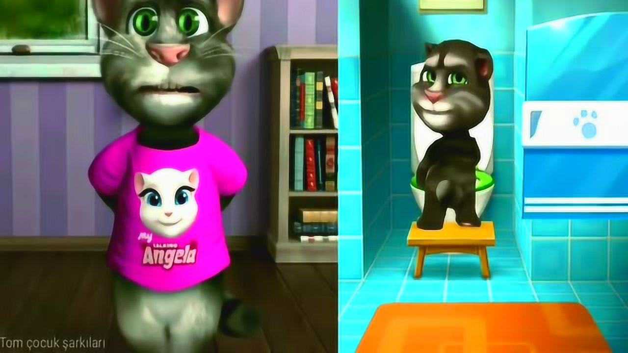 动画,tom猫和同伴幽默动作,真有趣呀