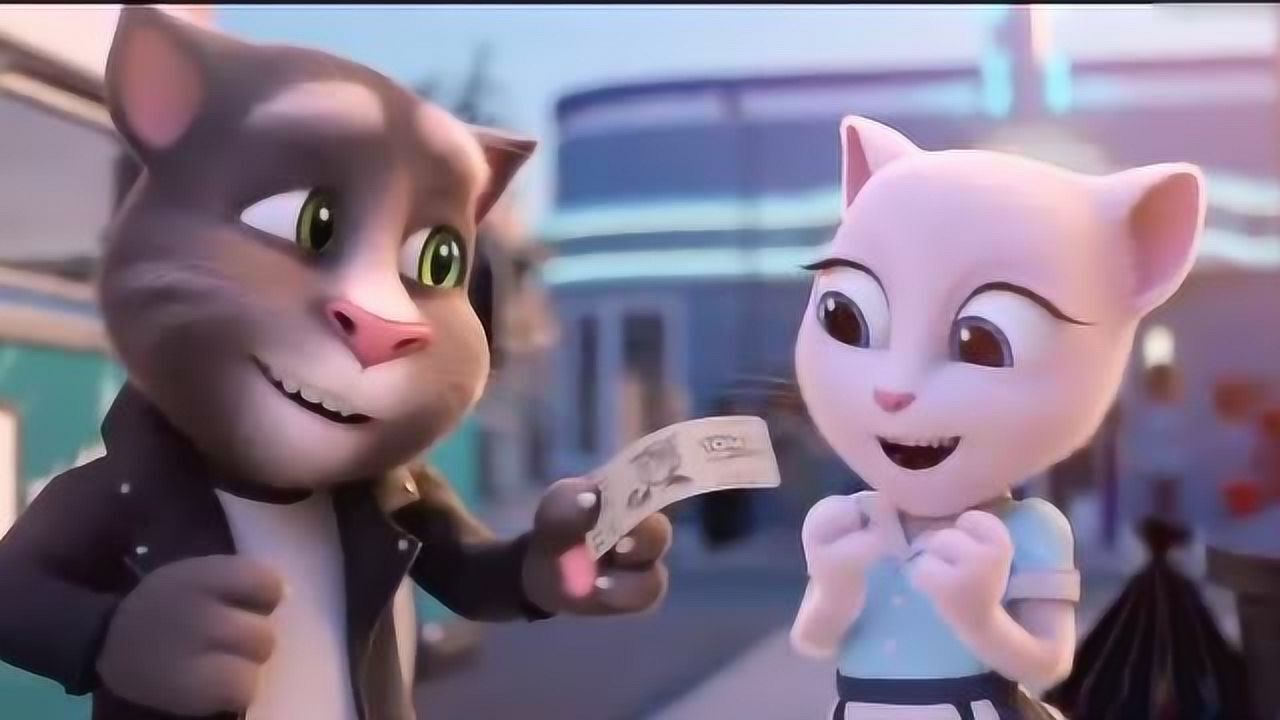 会说话的汤姆猫家族安吉拉跳的舞蹈真的好美啊