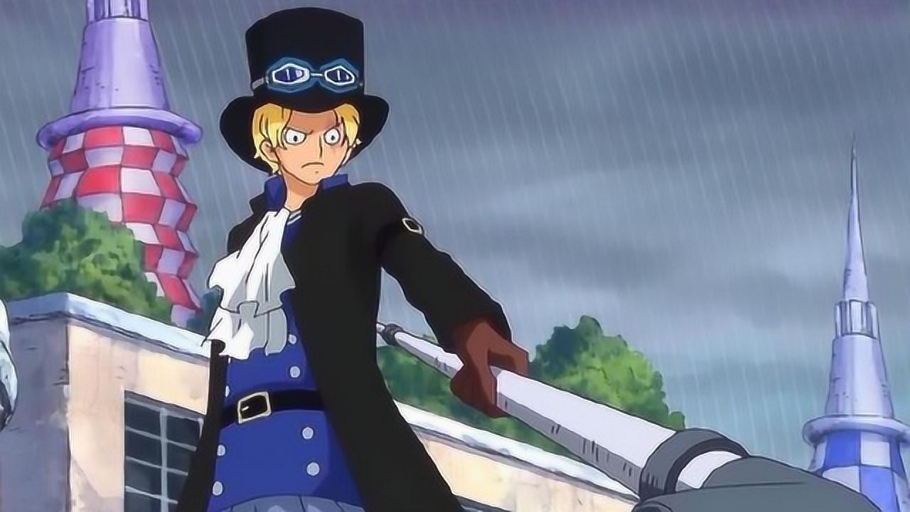 海贼王:萨博一拳打倒巴沙斯,哥哥力爆棚!路飞身后有我,给我记住!