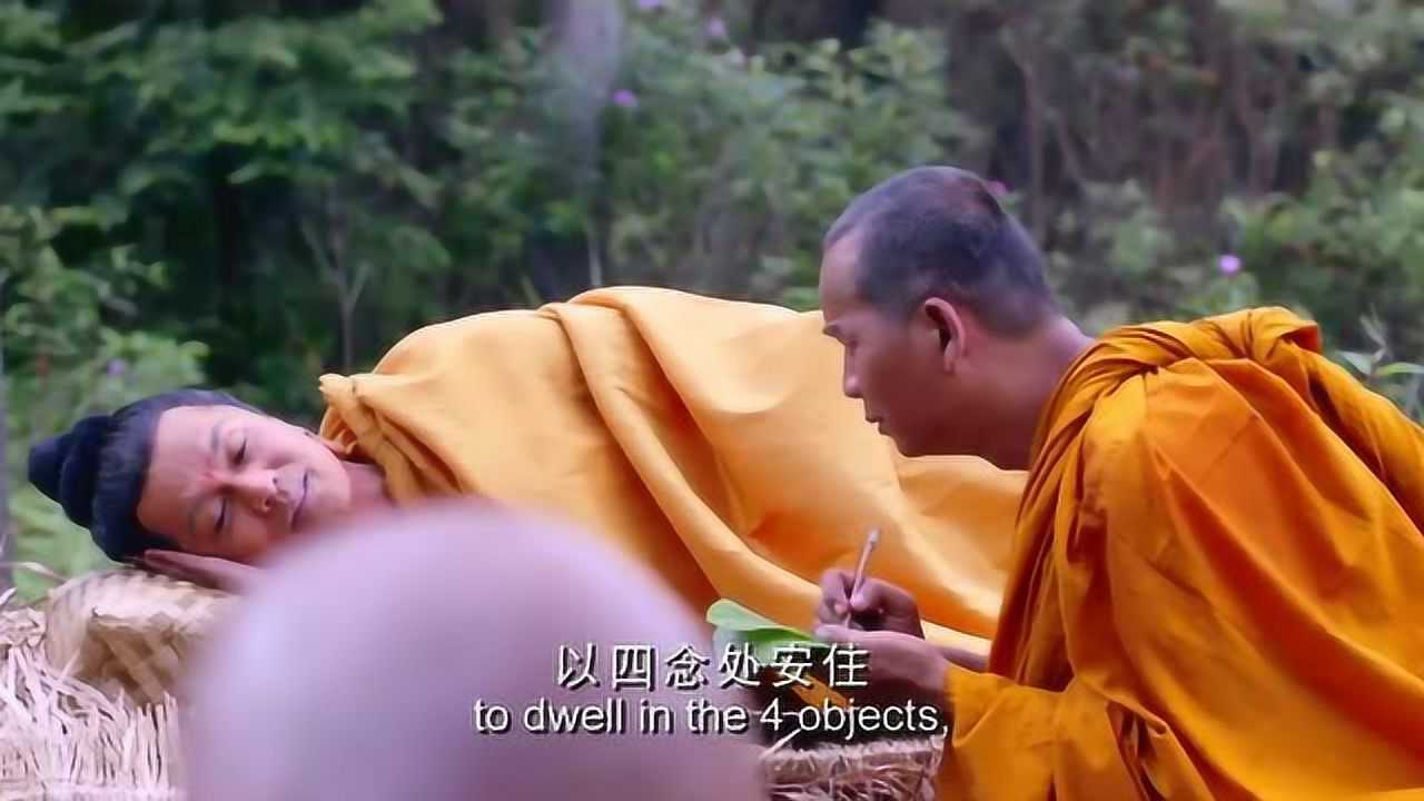 《释迦牟尼佛传》佛祖涅盘的片段,走的很安详