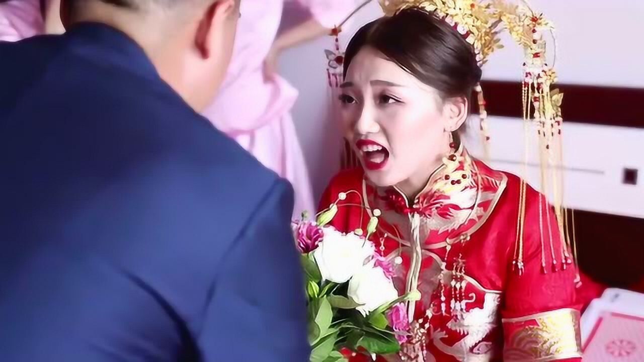 闹自己婚礼的还是头一次见