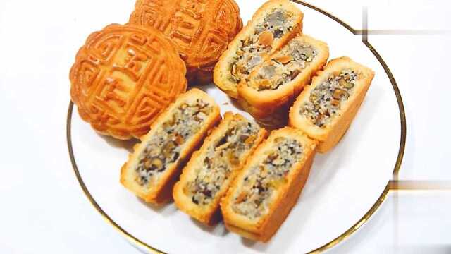 面点师教你“传统五仁月饼”专业做法