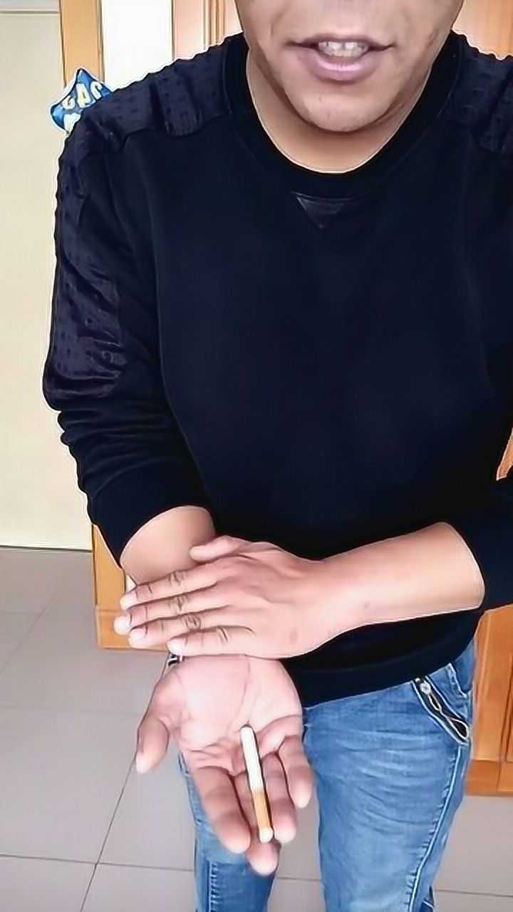 抛烟入嘴教学抽烟老铁必学