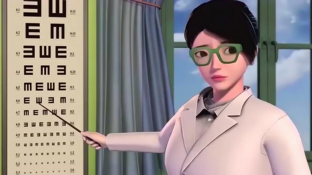 精灵梦叶罗丽:老师指的是什么字母都看不清,这个视力检测得好扎心