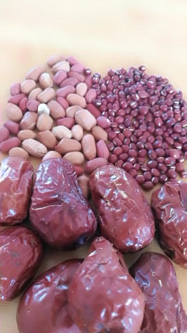 红枣红豆花生红衣治疗贫血汤