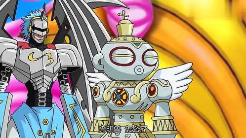 数码宝贝光明兽暴露出本性召唤出黑暗的空中神殿