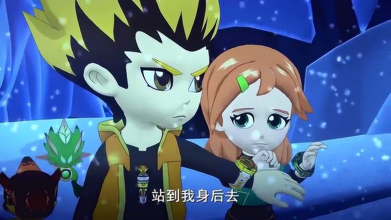 斗龙战士东方末和蓝天画为什么脸红呢