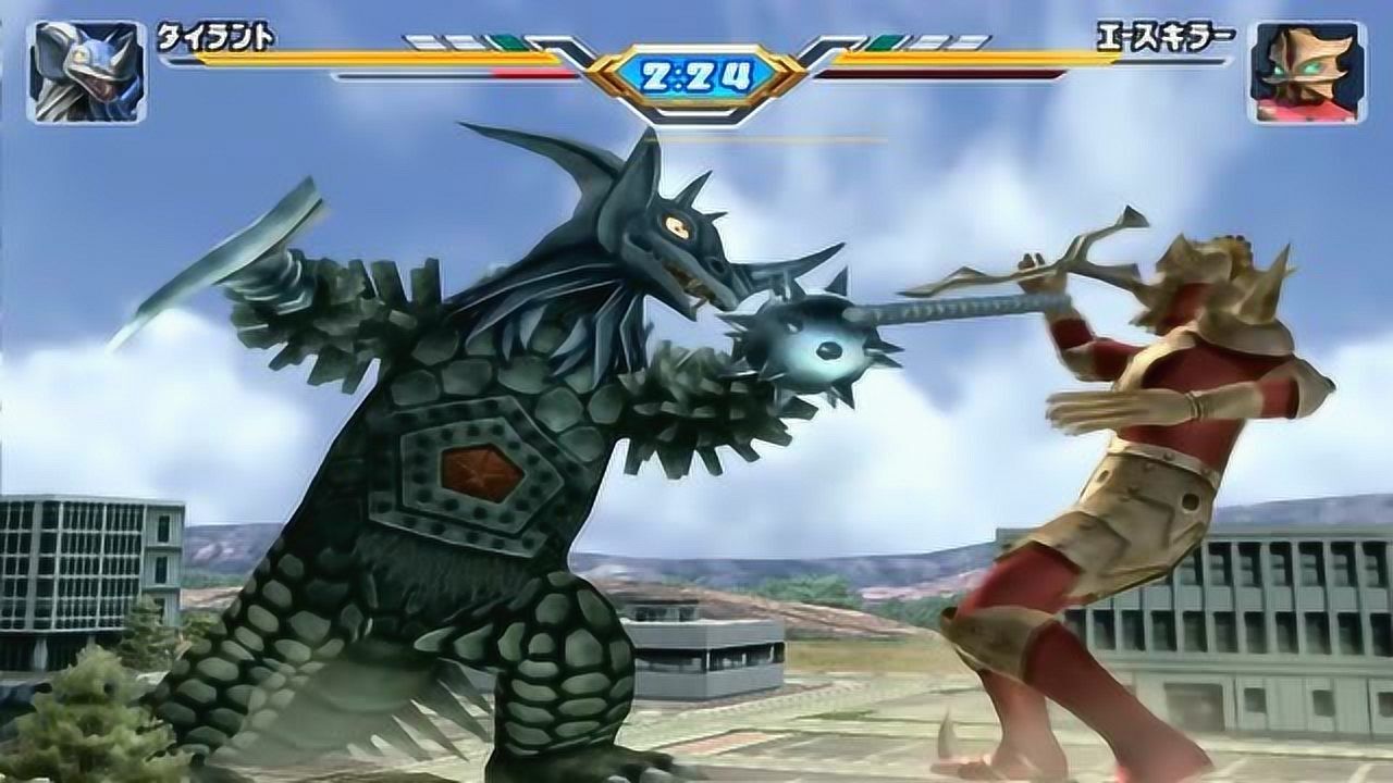 奥特曼格斗进化3游戏 泰兰特vs艾斯杀手