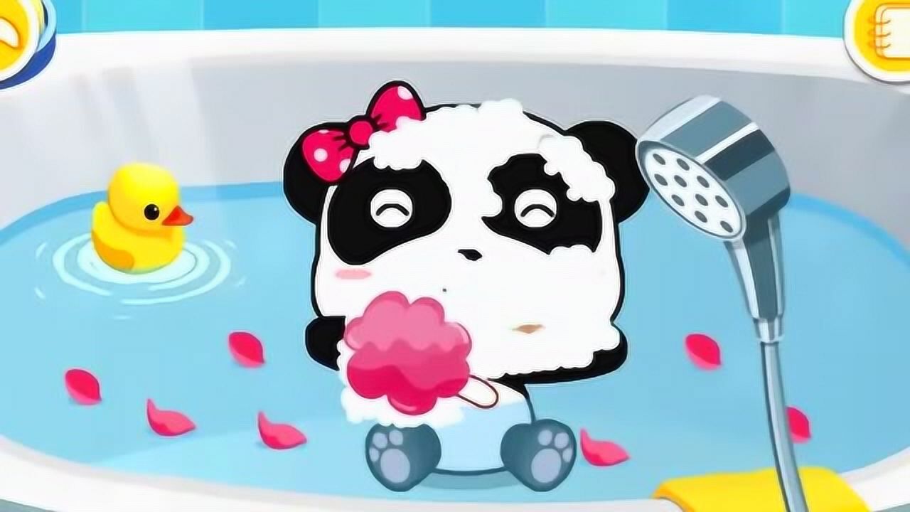 宝宝巴士:帮妙妙洗澡儿童益智动画