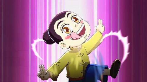 乌龙院:小师弟惨遭活宝附体,腮红上脸秒变大眼萌娃