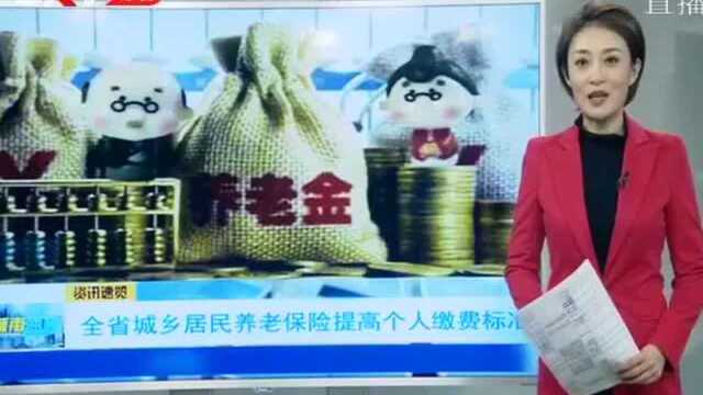 吉林省城乡居民养老保险提高个人缴费标准,国家补贴按原政策不变