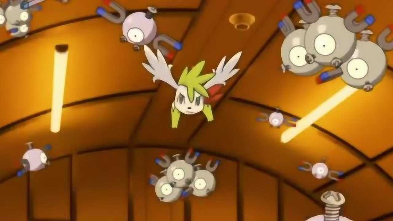 传说的神兽进化,天空形态的雪米,轻易打倒了小磁怪