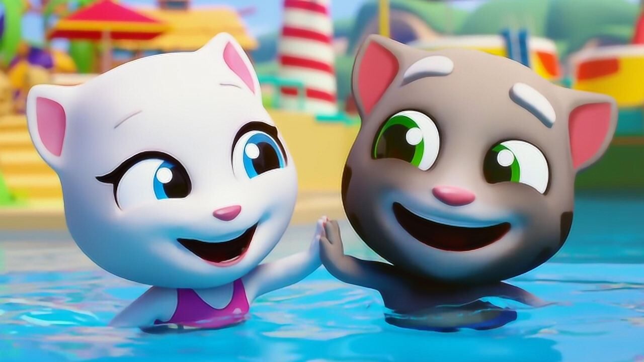 汤姆猫水上乐园 talking tom pool level 134-136 游戏演练