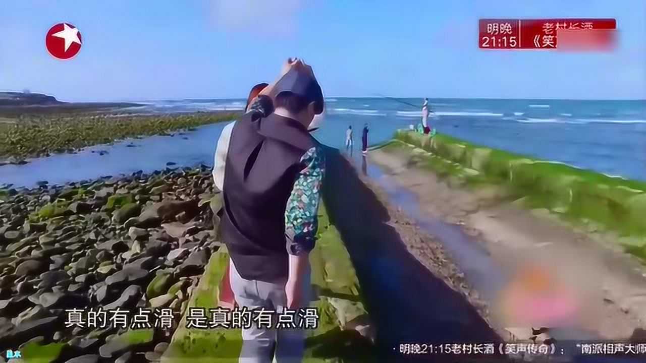 沈騰和林志玲海邊唱你是風兒我是沙畫面是那麼的唯美