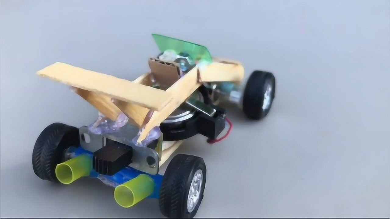 冰棍棒制作迷你玩具赛车,过程既好玩又益智