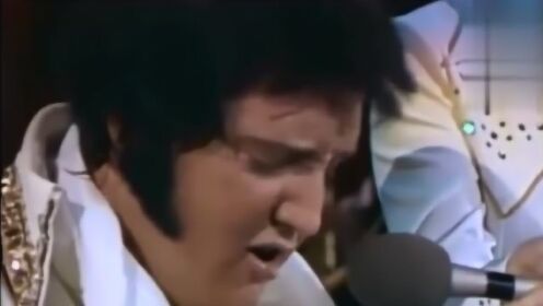 1977年猫王最后一次巡演现场，带着病痛的他坚持演唱！