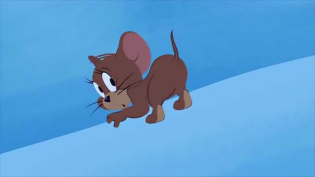 新猫和老鼠:汤姆猫的舌头被黏在垃圾桶上了,有什么办法弄下来呢