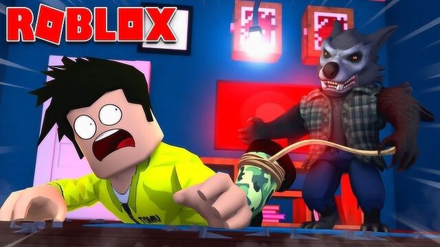 Roblox狼人杀模拟器!菜鸟猎人抓狼人!连射3箭都歪了?面面解说